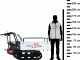 Seven Italy T500 GX-E Tracked Power Barrow - Extendable dumper truck - 500 Kg Load capacity