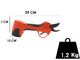 Stocker Vulcano E-30 TP Battery-powered Pruning Shears 16.8 V, Progressive Cut