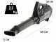 Zanon Dragos 900-T Battery-powered Leaf Blower - 50.4 V 6.4Ah