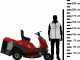Castelgarden XF 135 HD - Riding-on Mower - ST 350 352 cc Engine - Hydrostatic Transmission
