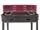 Seven Italy Flavia s/r 45 - Handmade charcoal barbecue - 45,5x29,5 cm