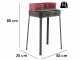 Seven Italy Flavia s/r 45 - Handmade charcoal barbecue - 45,5x29,5 cm