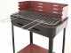 Mille Flavia c/r 45 - Handmade charcoal barbecue - 45,5x29,5 cm