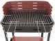 Mille Flavia c/r 45 - Handmade charcoal barbecue - 45,5x29,5 cm