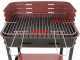 Mille Flavia c/r 45 - Handmade charcoal barbecue - 45,5x29,5 cm