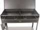 Seven Italy Vanessa 2G - Handmade charcoal barbecue - 2x 47.5x37 cm
