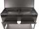 Seven Italy Vanessa 2G - Handmade charcoal barbecue - 2x 47.5x37 cm