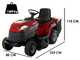 CastelGarden XDC 180 HD Riding-on Mower - Hydrostatic Transmission - Grass Collector