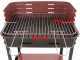 Seven Italy Flavia c/r 55 - Handmade charcoal barbecue - 55,5x29,5 cm