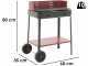 Seven Italy Flavia c/r 55 - Handmade charcoal barbecue - 55,5x29,5 cm