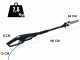Campagnola Kronos Pruner on 60 cm Fixed Carbon Pole - Line 58 - 14 Ah Lithium-ion 700 Battery