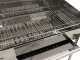 Seven Italy Achille Inox Large - Artisan Charcoal Barbecue - 67,5x37 cm