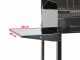 Seven Italy Achille Stainless Steel Medium - Artisan Charcoal Barbecue - 57,5x37 cm