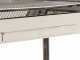 Seven Italy Achille Stainless Steel Medium - Artisan Charcoal Barbecue - 57,5x37 cm