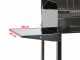 Seven Italy Achille Stainless Steel Medium - Artisan Charcoal Barbecue - 57,5x37 cm