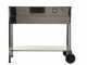 Seven Italy Achille Big 2 Stainless steel - Handmade charcoal barbecue - 2x 47,5x37 cm