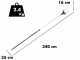 Zanon Murcielago R AL300 - 210/340 cm Electric Lithium Battery-powered Olive Harvester - 50.4V 15.9 Ah