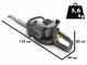 Alpina AHT 555 2-stroke Hedge Trimmer, 60 cm Blade, 50 cm Cutting Length