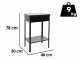 Seven Italy Stromboli Small - Handmade charcoal barbecue - 40x28 cm