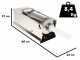 Reber 8966 N INOX - 3 Kg Manual Sausage Stuffer - 2 Speeds