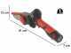 Blue Bird CS 22-04 Manual Battery-powered Electric Pruner- Two 12.6 V 2.5Ah Batteries - 100 mm Cutting Width