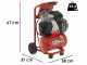 Fini Pioneer 244 - Electric Portable Air Compressor - 1.5 Hp Motor - 8 Bar