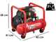 Fini Scout 6/244 - Electric Compact Portable Air Compressor - 1.5 Hp Motor - 8 Bar