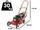 Weibang WB455HCOP Lawn Mower with a 139 cc Petrol Engine - 45 cm Cutting Width