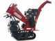 GeoTech-Pro BMS155 LE - Self-propelled track-mounted garden shredder on wheelbarrow - 6.5/15 HP engine - Dumper body