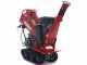 GeoTech Pro BMS155 LE - Tracked Self-propelled Wood Chipper on Power Barrow GeoPorter 330D - 4 Rollers - 15 HP Loncin Engine - Dumper Body