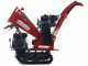 GeoTech Pro BMS155 LE - Tracked Self-propelled Wood Chipper on Power Barrow GeoPorter 330D - 4 Rollers - 15 HP Loncin Engine - Dumper Body