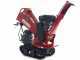 GeoTech Pro BMS155 LE - Tracked Self-propelled Wood Chipper on Power Barrow GeoPorter 330D - 4 Rollers - 15 HP Loncin Engine - Dumper Body