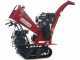 GeoTech Pro BMS155 LE - Tracked Self-propelled Wood Chipper on Power Barrow GeoPorter 330D - 4 Rollers - 15 HP Loncin Engine - Dumper Body