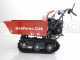 GeoTech Pro BMS155 LE - Tracked Self-propelled Wood Chipper on Power Barrow GeoPorter 330D - 4 Rollers - 15 HP Loncin Engine - Dumper Body