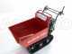 GeoTech Pro BMS155 LE - Tracked Self-propelled Wood Chipper on Power Barrow GeoPorter 330D - 4 Rollers - 15 HP Loncin Engine - Dumper Body