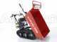 GeoTech Pro BMS155 LE - Tracked Self-propelled Wood Chipper on Power Barrow GeoPorter 330D - 4 Rollers - 15 HP Loncin Engine - Dumper Body