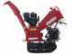 GeoTech Pro BMS155 LE - Tracked Self-propelled Wood Chipper on Power Barrow GeoPorter 330D - 4 Rollers - 15 HP Loncin Engine - Dumper Body
