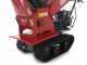 GeoTech Pro BMS155 LE - Tracked Self-propelled Wood Chipper on Power Barrow GeoPorter 330D - 4 Rollers - 15 HP Loncin Engine - Dumper Body