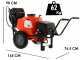 Stocker 12V 80 L art. 303 Battery-Powered Sprayer Pump - Electric Sprayer Pump on Trolley with Spraying Boom and Tow Hook