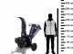 BullMach ZEUS 120 BSE - Professional petrol wood chipper - B&amp;S XR2100 13.5 HP engine with electric start