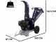 BullMach ZEUS 120 BSE - Professional petrol wood chipper - B&amp;S XR2100 13.5 HP engine with electric start