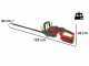 HENX H36XZA24-G Battery-powered Hedge Trimmer - 61 cm Blade - BATTERY AND BATTERY CHARGER NOT INCLUDED