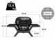 Outdoorchef MiniChef 420 G Gas Grill - 78x53x43 with &Oslash; 42 cm Grid