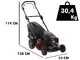 Ama TRX 465 Self-propelled Lawn Mower - 4 in 1: Grass collection, Mulching, Side and Rear Discharge