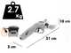 BlackStone 450-BP Electric Pruning Shears - 5.2 Ah 36 V battery