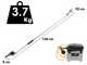 BlackStone 450-BP Electric Pruning Shears with BlackStone 25-H extension pole 1.5 m - Battery and battery charger included