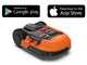 Worx Landroid WR167E Robot Lawn Mower with Perimeter Wire - 20V 4Ah Battery - M700 2.0