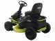 Ryobi Battery-powered Riding-on Mower- Mulching Cutting Systems - Side Discharge - 4x12 V Lead-acid Battery