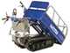 BullMach Helios 450 EB Electric Battery-Powered Tracked Barrow -  Extendable Manual Barrow 450 Kg