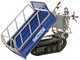 BullMach Helios 450 EB Electric Battery-Powered Tracked Barrow -  Extendable Manual Barrow 450 Kg
